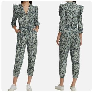 Veronica Beard Long sleeve Printed Jumpsuit